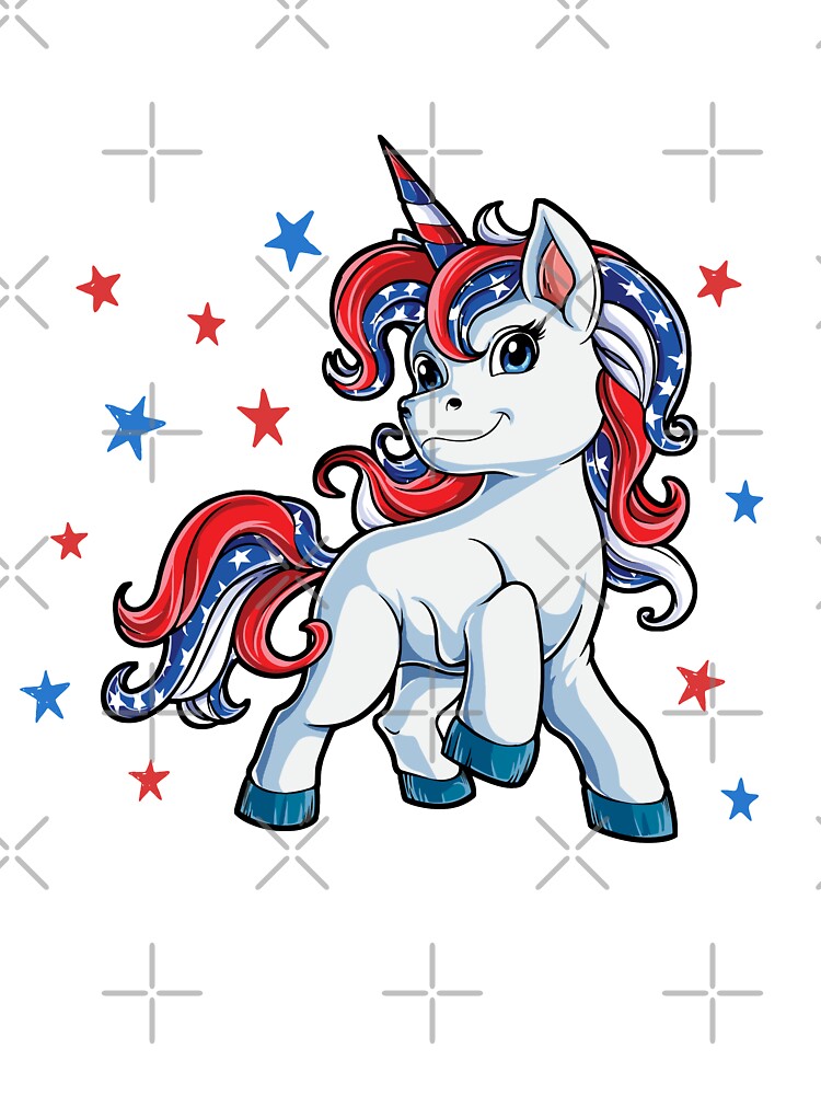 Americorn Unicorn 4th Of July T Shirt Mericorn Merica Girls