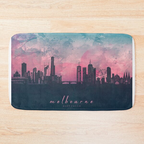 Item preview, melbourne skyline designed and sold by BekimART2.