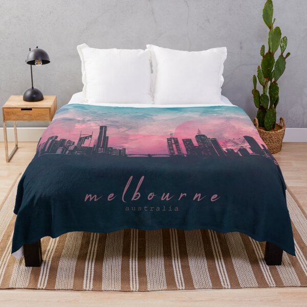 Artikelvorschau, Melbourne Skyline entworfen und verkauft von BekimART2.