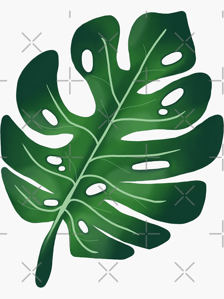 Thumbnail 3 of 3, Sticker, Aesthetic cute green plant designed and sold by Pastel-PaletteD.