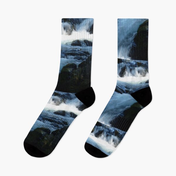 Item preview, Late Afternoon Sun On Sol Duc Falls designed and sold by Elaine Bawden.