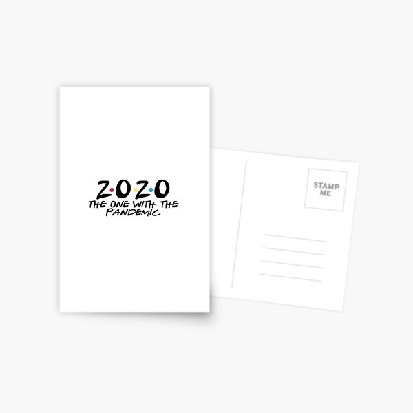 2020 the one with the pandemic Postcard