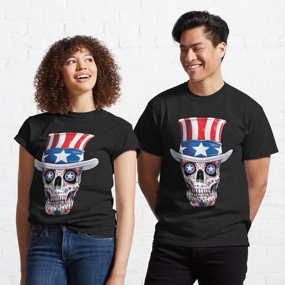 Baysox Sugar Skull Teal T-Shirt