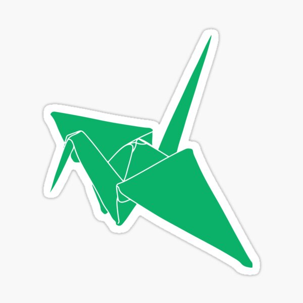 Item preview, Paper Crane - Green designed and sold by Kevin Ward.