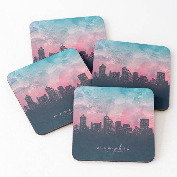 Item preview, memphis skyline designed and sold by BekimART2.