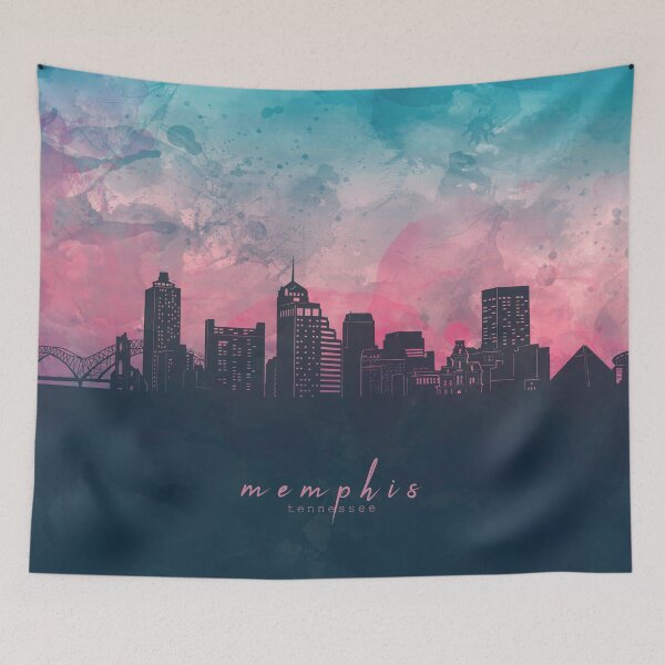 Item preview, memphis skyline designed and sold by BekimART2.