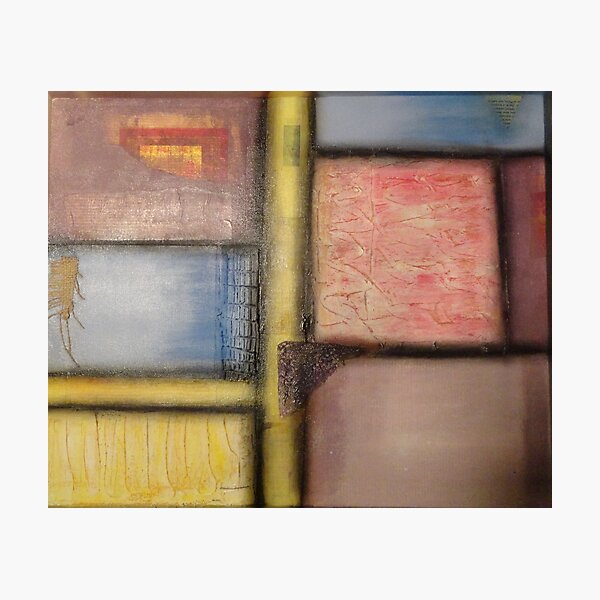 Pastel Blocks Photographic Print
