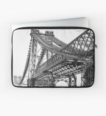 Funda para portátil Vintage Photograph of the Williamsburg Bridge