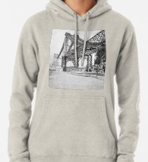 Sudadera con capucha Vintage Photograph of the Williamsburg Bridge