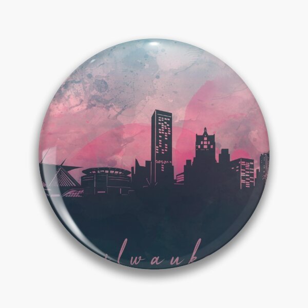 Item preview, milwaukee skyline designed and sold by BekimART2.