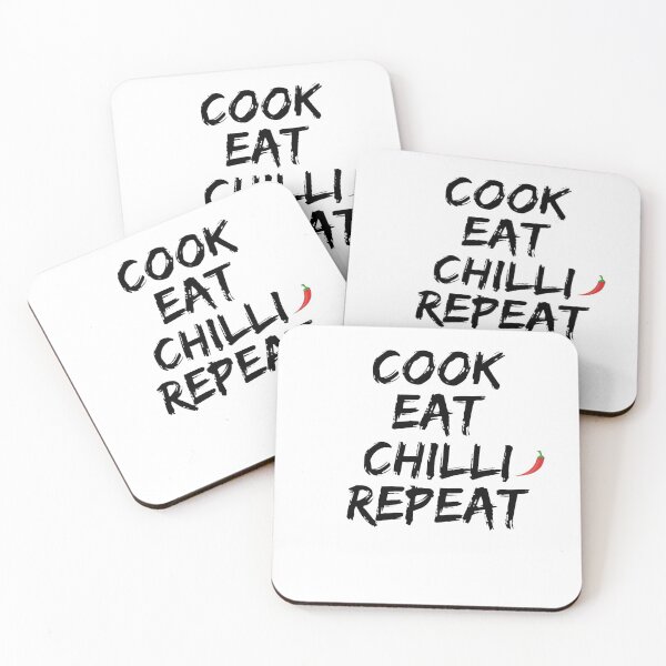 Item preview, Cook Eat Chilli Repeat designed and sold by Little Designs.