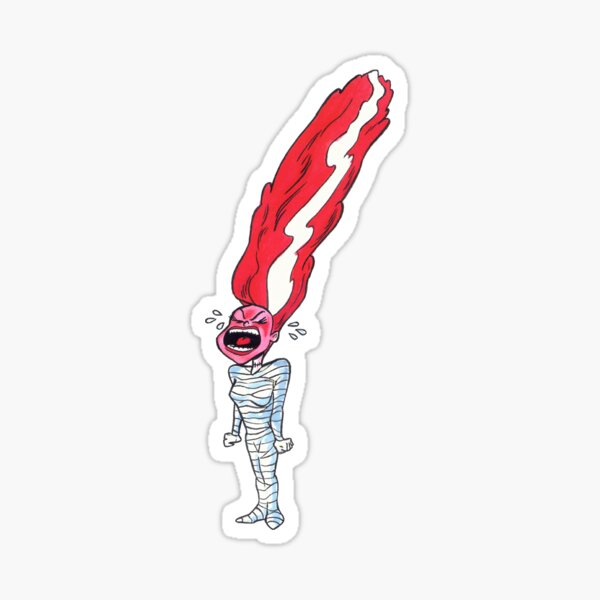 screaming bride Sticker
