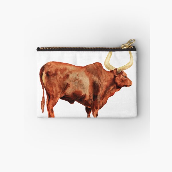 Item preview, Watercolor image of ox designed and sold by Shoshina.