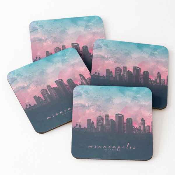 Artikelvorschau, Minneapolis Skyline entworfen und verkauft von BekimART2.