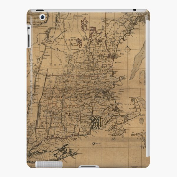 Vintage Map of The New England Coast (1771) iPad Snap Case