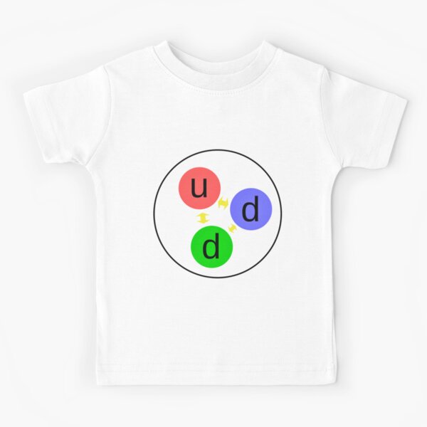 Quark Composion of a Neutron Kids T-Shirt