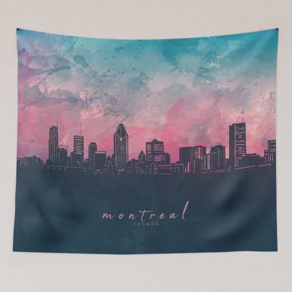 Item preview, montreal skyline designed and sold by BekimART2.