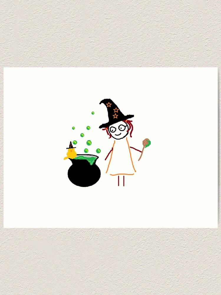 Alternate view of Jenny Halloween Art Print