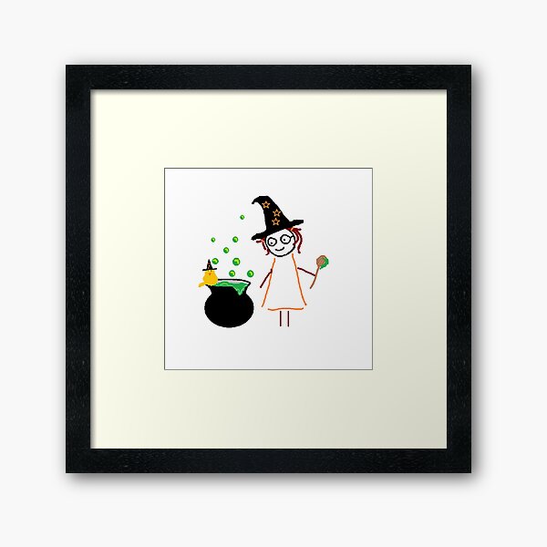 Jenny Halloween Framed Art Print