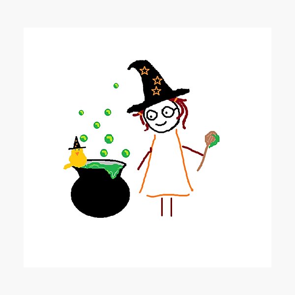 Jenny Halloween Photographic Print