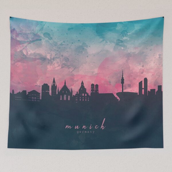 Item preview, munich skyline  designed and sold by BekimART2.