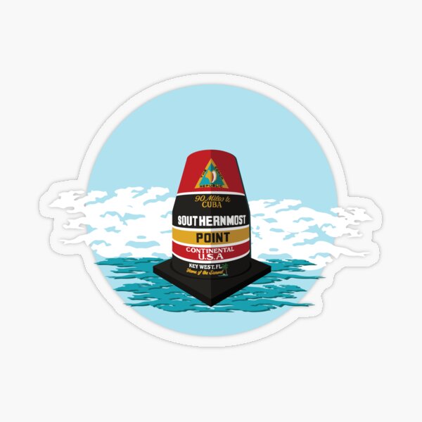 Key West Transparent Sticker