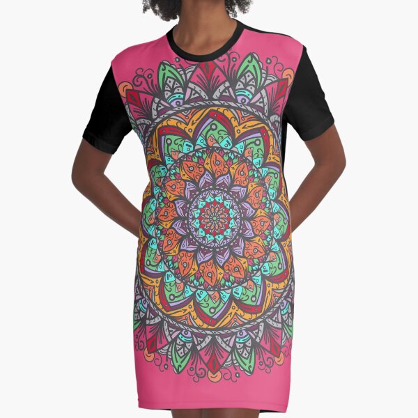 Great Mandala Hand Made 1 Vestido camiseta