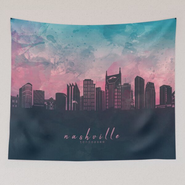 Item preview, nashville skylne designed and sold by BekimART2.