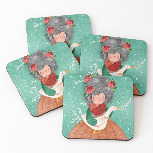 Item preview, Girl and goose  designed and sold by Nassim Norouzi.