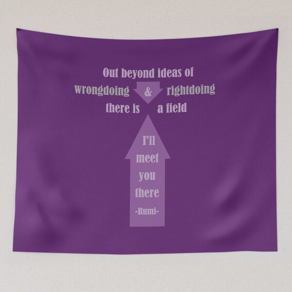 Item preview, Rumi I'll Meet You There Poem designed and sold by Ginny Gaura.