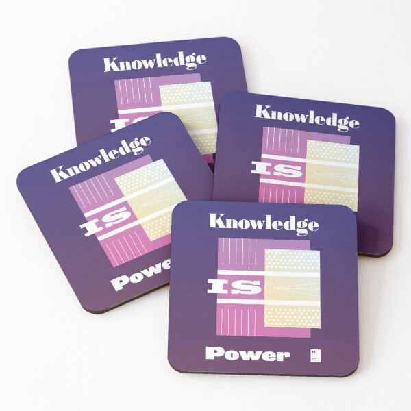 Item preview, Knowledge is power designed and sold by quotesonposters.