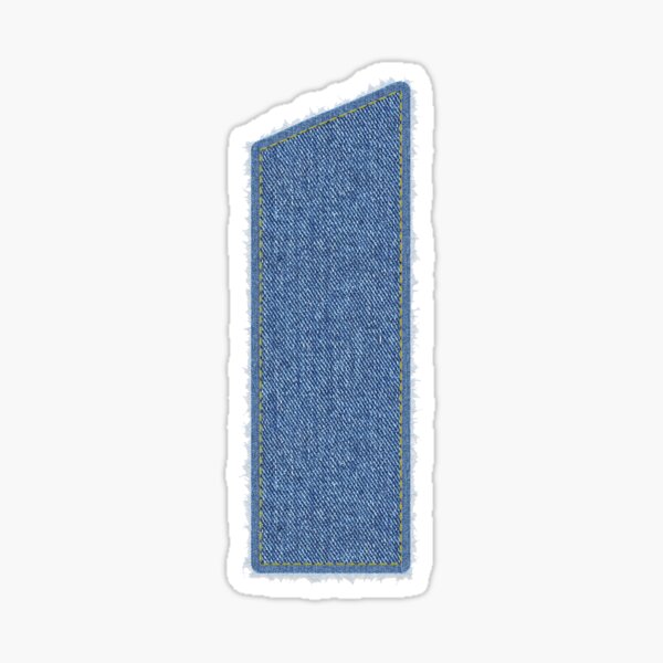 Item preview, Number 1 Blue Denim designed and sold by John Novis.