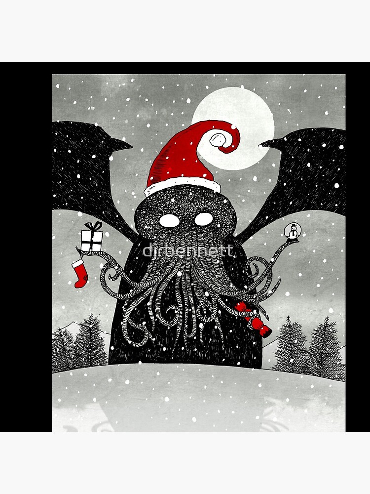 Disover A Cthulhu Christmas Pin Button