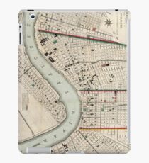 Vintage Map of New Orleans Louisiana (1845) iPad Case/Skin