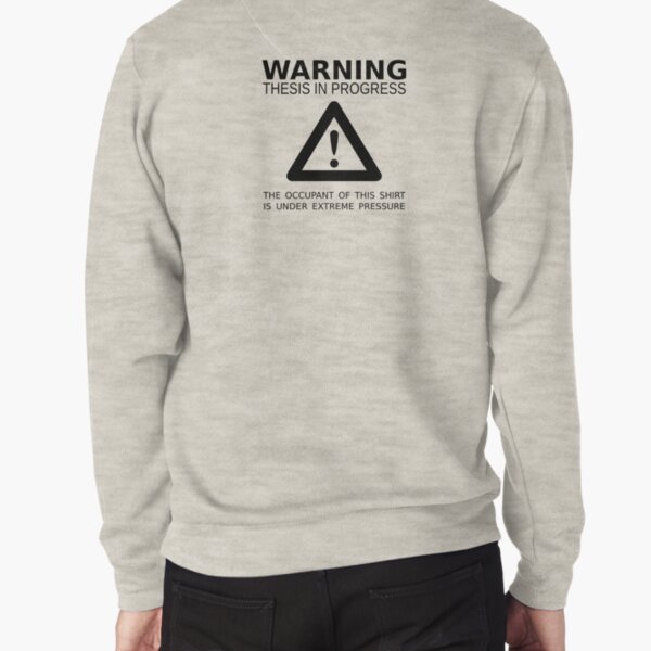 Thesis In Progress - two lof bees Pullover Sweatshirt
