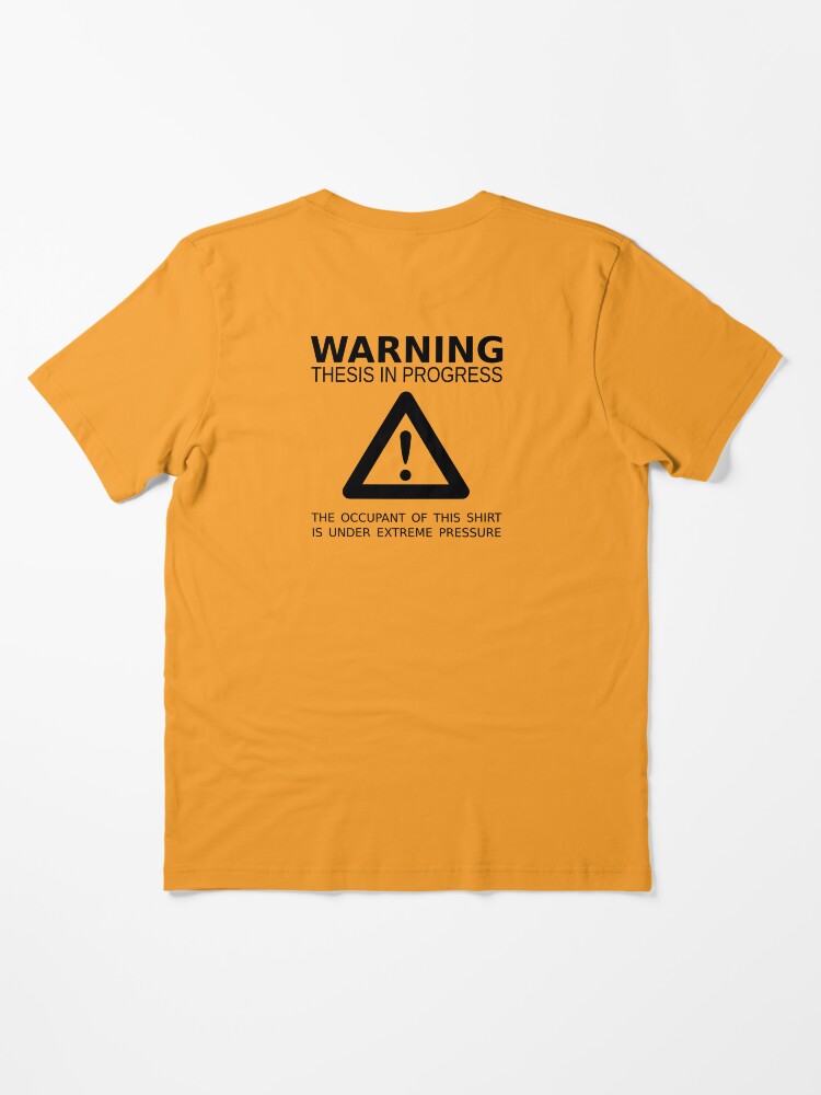 Alternate view of Thesis In Progress - two lof bees Essential T-Shirt