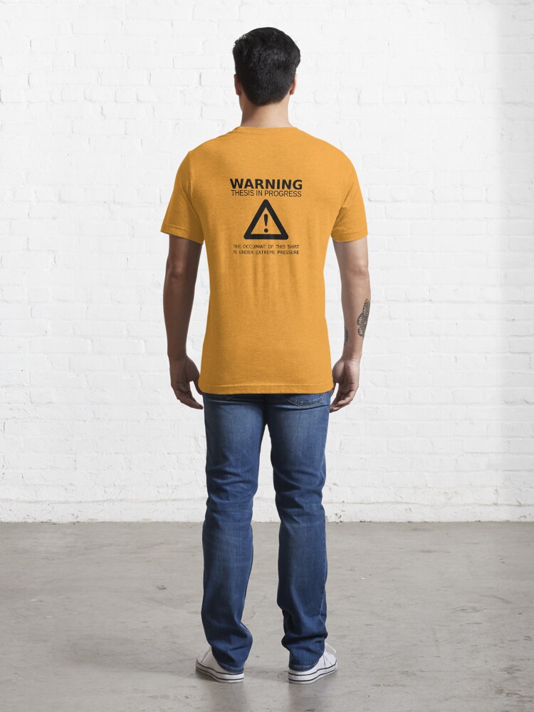 Alternate view of Thesis In Progress - two lof bees Essential T-Shirt