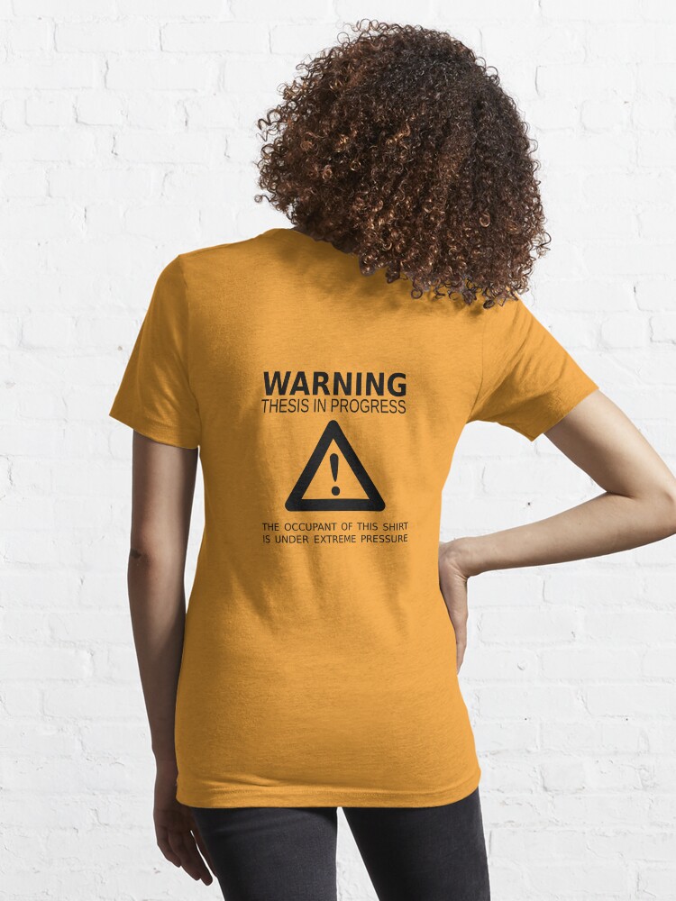 Alternate view of Thesis In Progress - two lof bees Essential T-Shirt