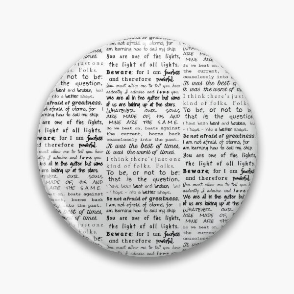 Item preview, Classics Book Quotes designed and sold by mkc06.