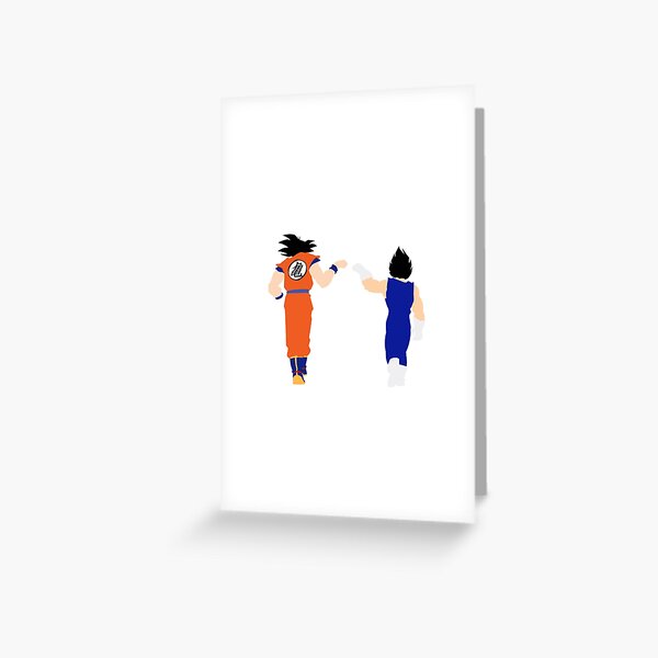 Goku et Vegeta - DBZ Carte de vœux