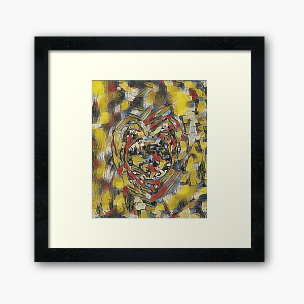 Spread the Love around the World #19 Helping People Heal xx Designed & Created by © Janet Watson Art Framed Art Print
