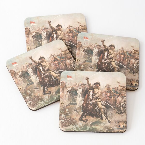 Item preview, Teddy Roosevelt and The Rough Riders Charging Into Battle designed and sold by warishellstore.