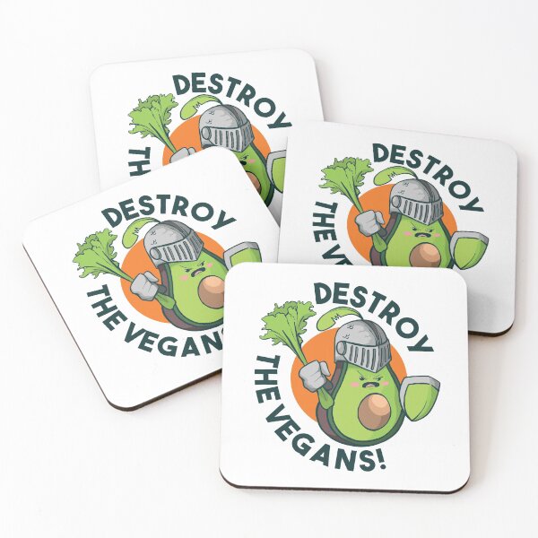 Item preview, Destroy The Vegans designed and sold by RealestDesigns.