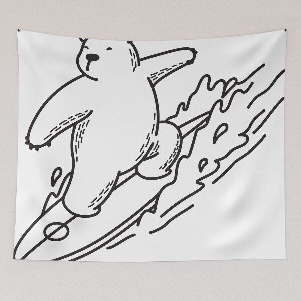 Item preview, Bears surf too designed and sold by southernaloha.