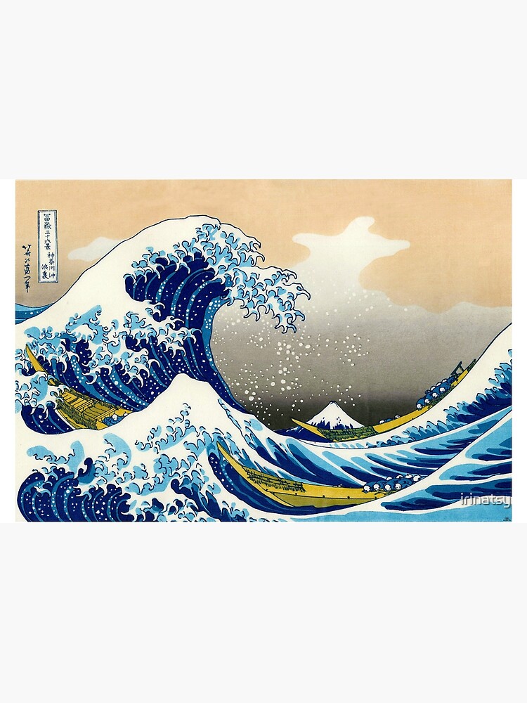 Katsushika Hokusai - The Great Wave of Kanagawa by irinatsy