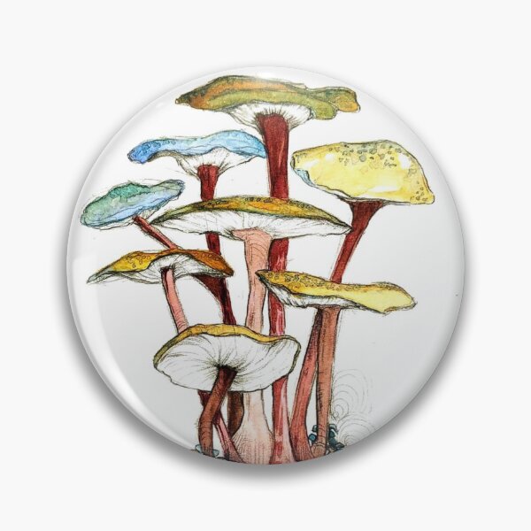 Item preview, Wild Mushrooms, "Frenetic Whimsy" designed and sold by IGYdesigns.