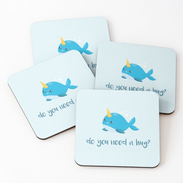 Item preview, Do You Need a Hug Narwhal designed and sold by aprincessinsp.
