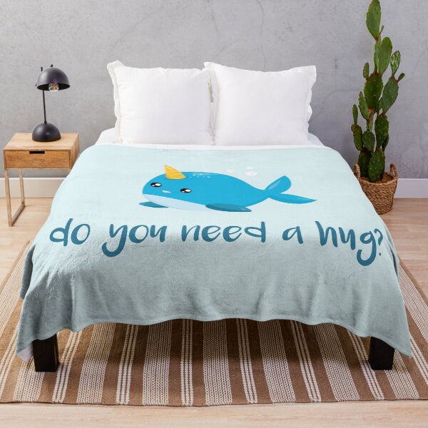 Item preview, Do You Need a Hug Narwhal designed and sold by aprincessinsp.