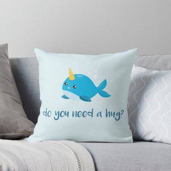 Item preview, Do You Need a Hug Narwhal designed and sold by aprincessinsp.