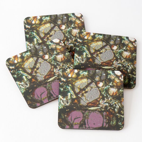 Item preview, Petrographic thin section of a basalt rock designed and sold by Zosimus.